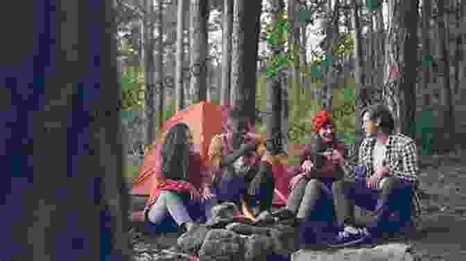 A Group Of Travelers Laughing And Sharing Stories Around A Campfire Don T Want To Miss A Thing