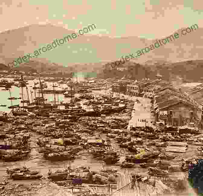 A Panoramic View Of Hong Kong In The 1870s, Showcasing Its Rapid Expansion And Modernization. Hong Kong In The 1870s