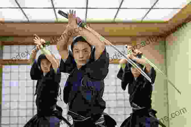 A Person Practicing Sword Exercises In A Dojo Indian Clubs Dumb Bells And Sword Exercises