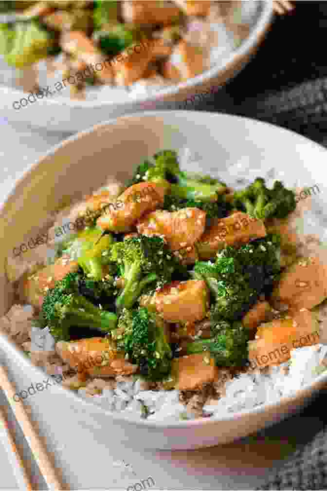 A Plate Of Chicken Stir Fry With Brown Rice The All New Beginners MIND Diet Cookbook: Heal Meal Recipes To Boost Your Brain Improve Memory