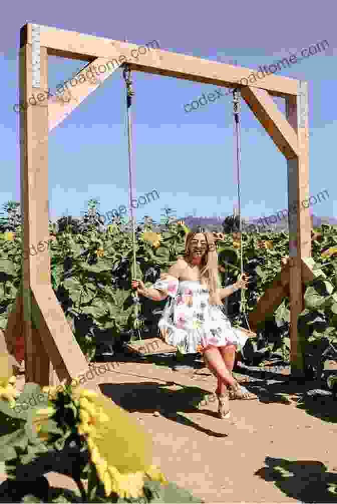 A Woman Sitting On A Porch Swing, Surrounded By A Field Of Sunflowers Her Abundant Joy (Texas: Star Of Destiny 3): A Novel