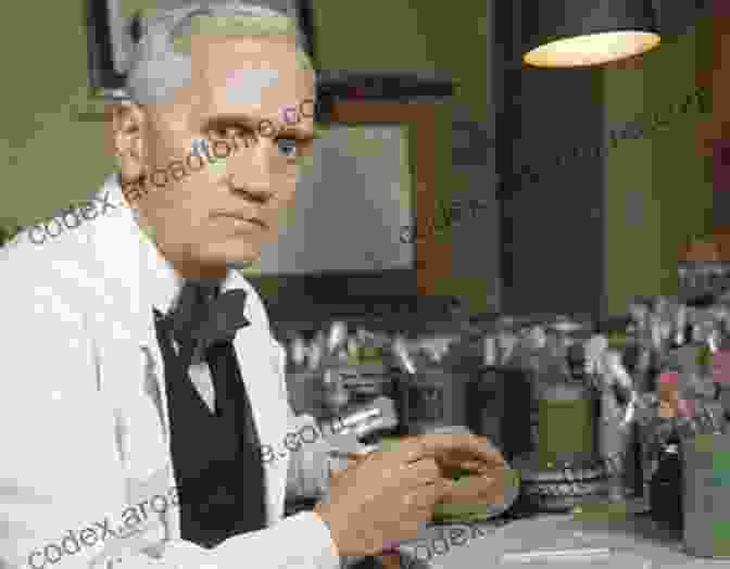 Alexander Fleming, The Discoverer Of Penicillin, Examining A Petri Dish Pioneers Of Microbiology And The Nobel Prize