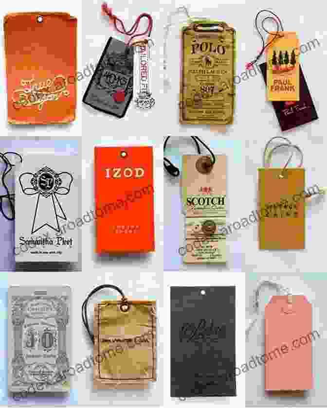 Collection Of Vintage 1980s Clothing Hang Tags POP Tags Volume 1 Graphics: Fashion Clothing Hang Tags From The 1980s