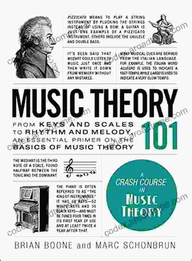 Cover Of The Book 'From Keys And Scales To Rhythm And Melody' Music Theory 101: From Keys And Scales To Rhythm And Melody An Essential Primer On The Basics Of Music Theory (Adams 101)