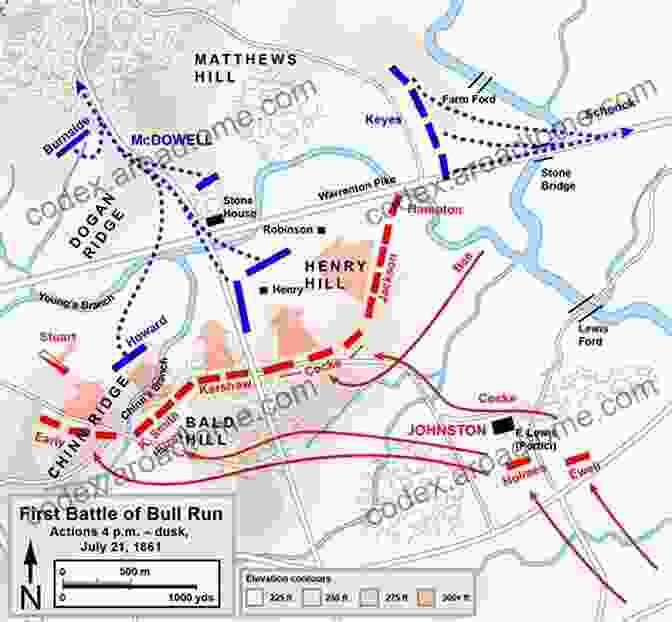 Detailed Map Of The First Battle Of Bull Run Battlefield Maps Of First Bull Run: An Atlas Of The First Bull Run (Manassas) Campaign Including The Battle Of Ball S Bluff June October 1861 (American Battle Series)