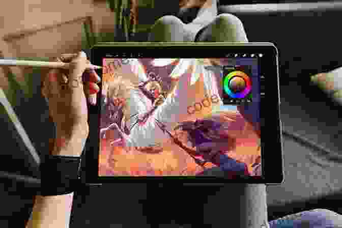 Digital Artist Using A Tablet And Stylus To Create A Digital Painting The NFT Overview: A Beginner S To Digital Currency Art And Collectibles