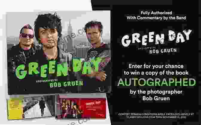 Green Day Photographs By Bob Gruen Book Featuring Iconic Images Of The Band Green Day: Photographs By Bob Gruen