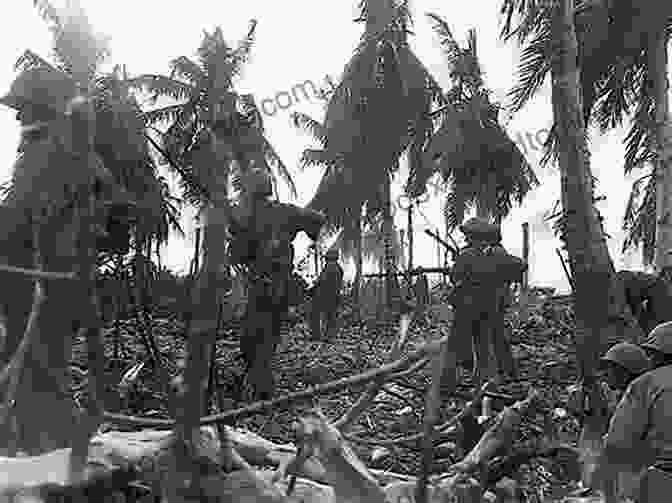 Marines Advancing Through The Jungle During The Battle Of Eniwetok Marines In The Marshalls A Pictorial Record