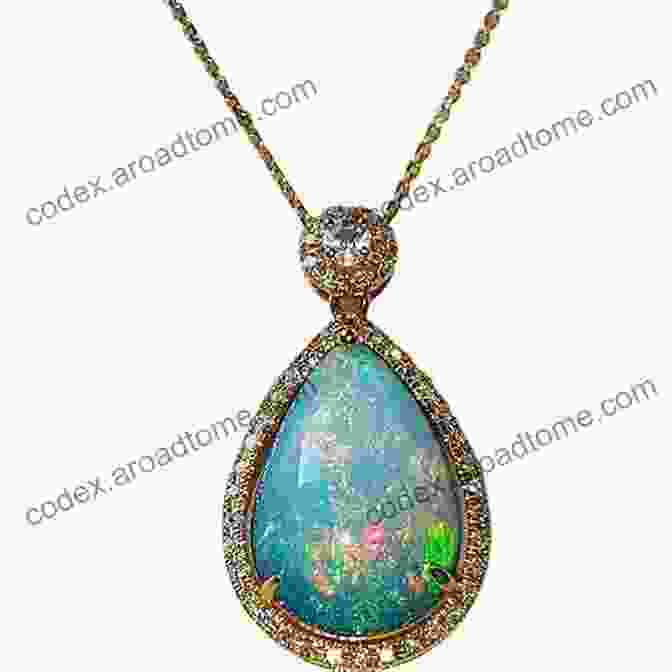 Necklace Adorned With A Renowned Opal Opal Gemstones A Collection Of Historical Articles On The Origins Structure And Properties Of Opal