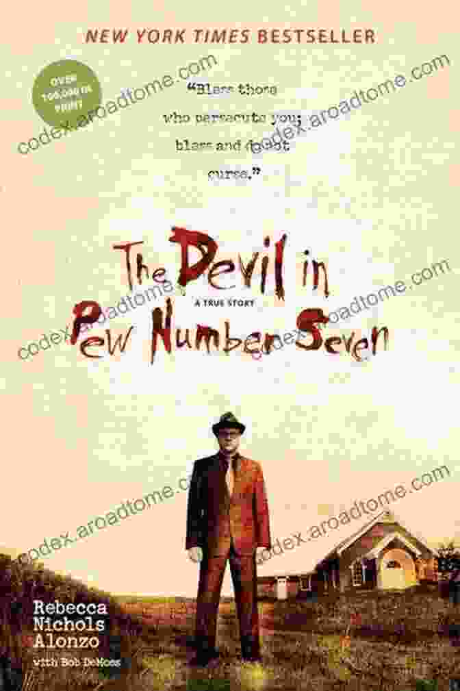 The Devil In Pew Number Seven Book Cover Depicting A Dark Figure Lurking In A Church Pew The Devil In Pew Number Seven