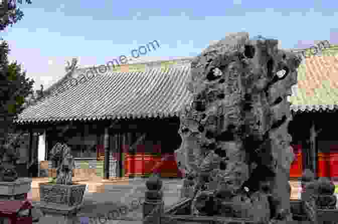 The Spacious Courtyard Of The Confucius Temple, Lined With Ancient Cypress Trees And Intricate Stone Carvings. Confucianism And Sacred Space: The Confucius Temple From Imperial China To Today