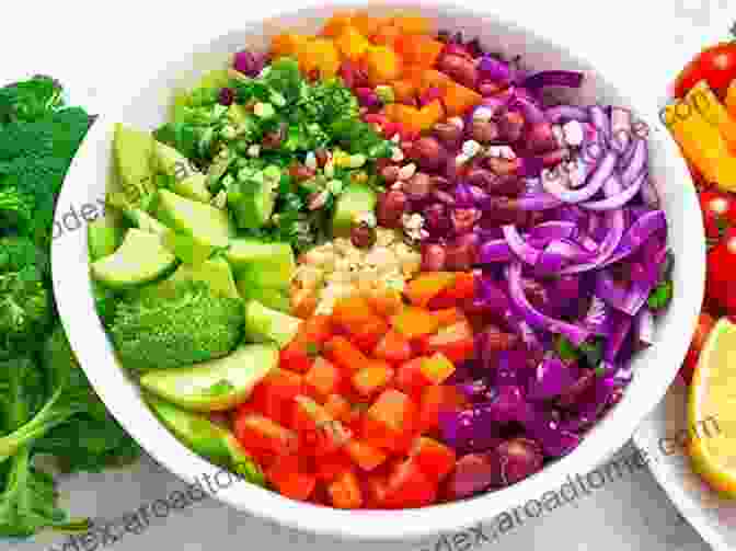 Vibrant Rainbow Veggie Bowl Becoming Vegan: The Complete Guide To Adopting A Healthy Plant Based Diet