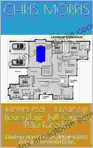 Internal Pool 4 Bedroom house plans Full Concept Plans For Sale : Concept plan includes detailed floor plan and elevation plans